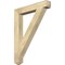 Ekena Millwork Traditional Craftsman Rough Sawn Bracket, Douglas Fir, 4"W x 28"D x 36"H BKT04X28X36TRA04RDF - alternate 1